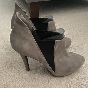 BCBG Suede Booties